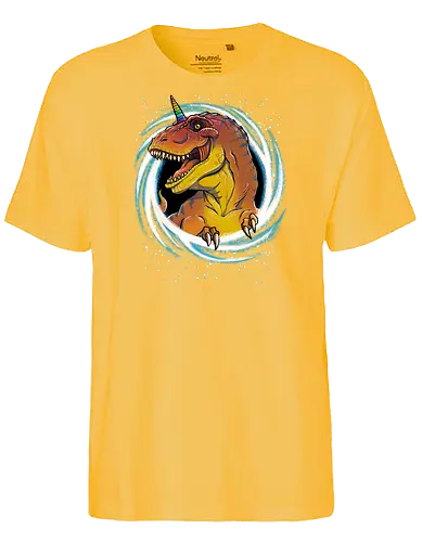 Unicornsaurus Rex - unicorn, einhorn, dino, t-rex, mashup - Fairtrade T-Shirt