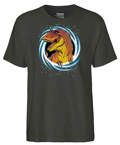 Unicornsaurus Rex - unicorn, einhorn, dino, t-rex, mashup - Fairtrade T-Shirt