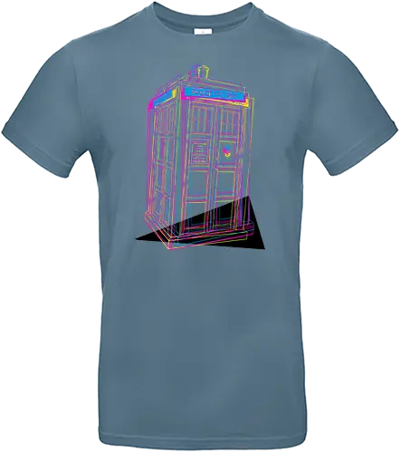 CMY Box - Doctor, tardis, cmyk, scifi, science fiction, Linrt - Standard T-Shirt