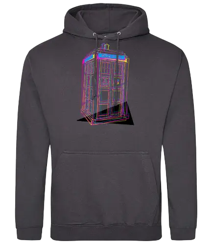 CMY Box - Doctor, tardis, cmyk, scifi, science fiction, Linrt - Standard Hoodie