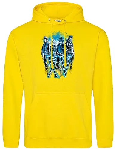 XV - ff, noctis lucis caelum, ignis scientia, gladiolus amicitia, prompto argentum, gaming, games - Standard Hoodie