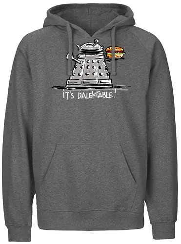 It's Dalektable - Doctor, tardis, dalek, science fiction, scifi - Fairtrade Hoodie