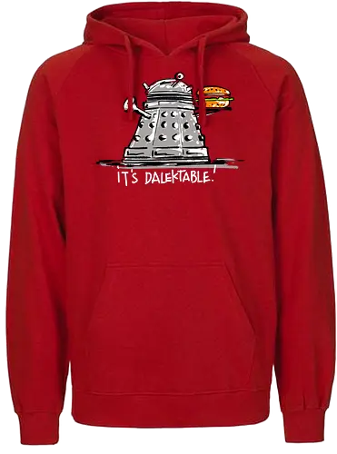 It's Dalektable - Doctor, tardis, dalek, science fiction, scifi - Fairtrade Hoodie