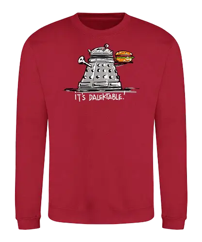 It's Dalektable - Doctor, tardis, dalek, science fiction, scifi - Sweatshirt