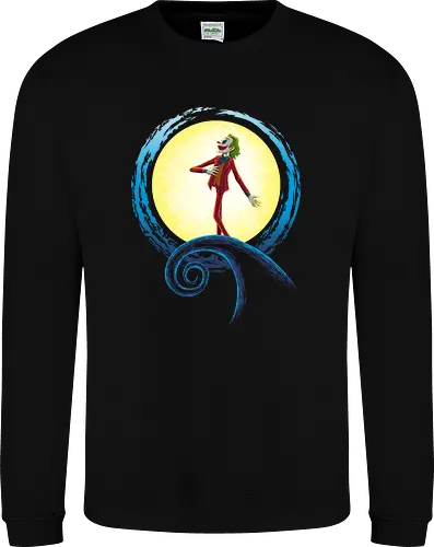 Nightmare Comedy - joke, comedy, comedian, clown, mashup, film, comic, nightmare - Sweatshirt