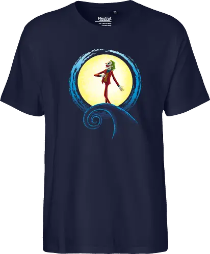 Nightmare Comedy - joke, comedy, comedian, clown, mashup, film, comic, nightmare - Fairtrade T-Shirt