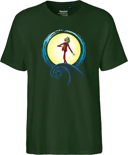 Nightmare Comedy - joke, comedy, comedian, clown, mashup, film, comic, nightmare - Fairtrade T-Shirt