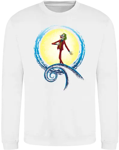 Nightmare Comedy - joke, comedy, comedian, clown, mashup, film, comic, nightmare - Sweatshirt