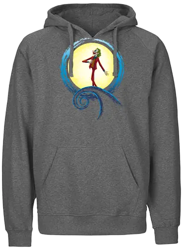 Nightmare Comedy - joke, comedy, comedian, clown, mashup, film, comic, nightmare - Fairtrade Hoodie
