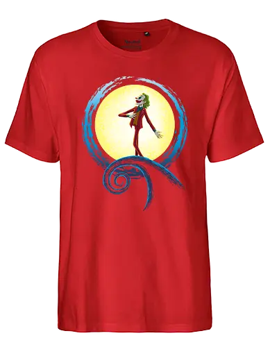 Nightmare Comedy - joke, comedy, comedian, clown, mashup, film, comic, nightmare - Fairtrade T-Shirt