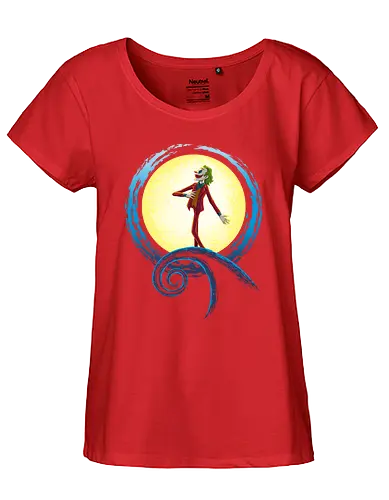Nightmare Comedy - joke, comedy, comedian, clown, mashup, film, comic, nightmare - Fairtrade Girl Shirt