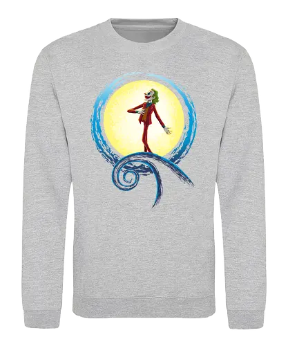 Nightmare Comedy - joke, comedy, comedian, clown, mashup, film, comic, nightmare - Sweatshirt