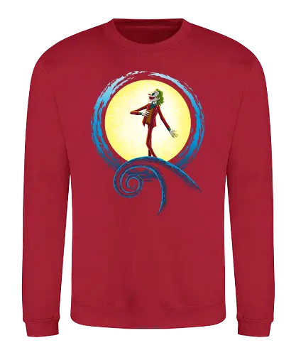 Nightmare Comedy - joke, comedy, comedian, clown, mashup, film, comic, nightmare - Sweatshirt