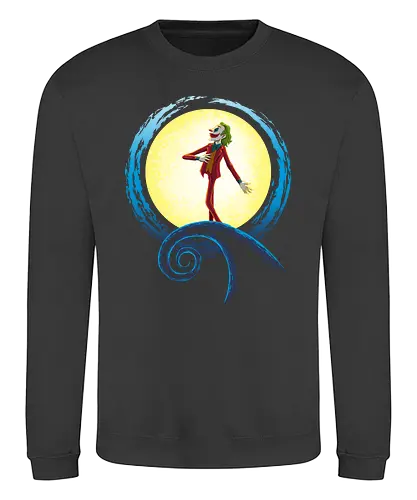 Nightmare Comedy - joke, comedy, comedian, clown, mashup, film, comic, nightmare - Sweatshirt