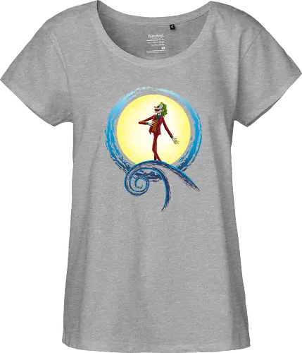 Nightmare Comedy - joke, comedy, comedian, clown, mashup, film, comic, nightmare - Fairtrade Girl Shirt
