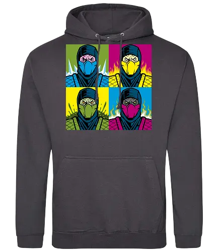 Pop Kombat - mortal, kombat, gaming, game, console, scorpion, bt em up - Standard Hoodie