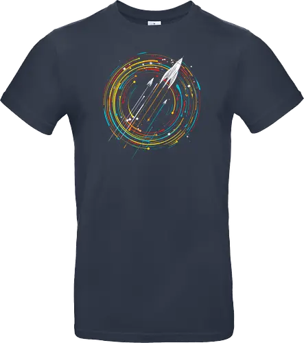 Explore the Stars - space, rocket, weltraum, universe, galaxis - Standard T-Shirt