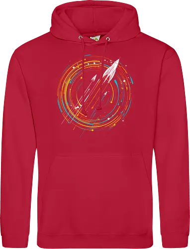 Explore the Stars - space, rocket, weltraum, universe, galaxis - Standard Hoodie