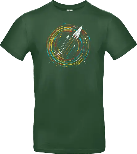 Explore the Stars - space, rocket, weltraum, universe, galaxis - Standard T-Shirt