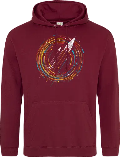 Explore the Stars - space, rocket, weltraum, universe, galaxis - Standard Hoodie