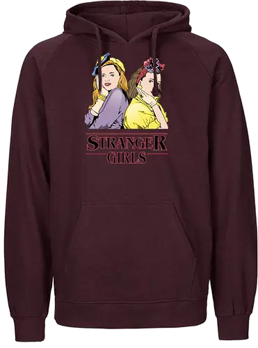Stranger Girls - Strange, serie, 80s, binge, tv - Fairtrade Hoodie