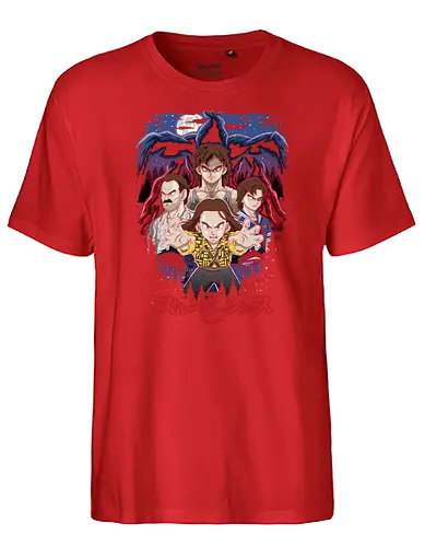 Stranger Shonen - Strange, anime, mashup, 80s, tv, binge - Fairtrade T-Shirt