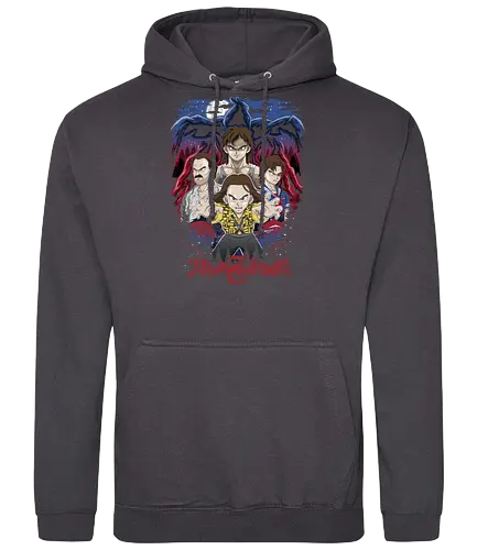 Stranger Shonen - Strange, anime, mashup, 80s, tv, binge - Standard Hoodie