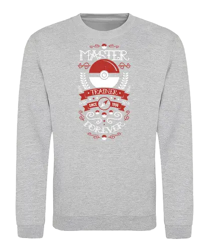 Master Trainer - anime, manga, gaming, pocket, monster, retro, classic, trainer, meistertrainer, meister - Sweatshirt
