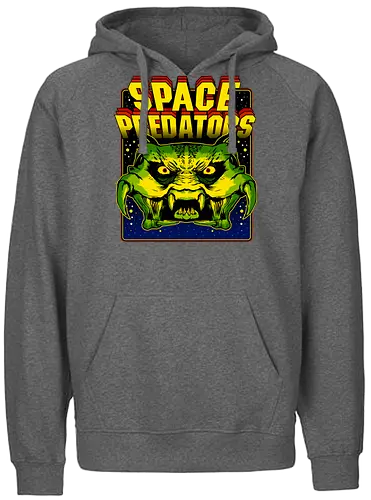 Space Predator - space, invaders, predator, predators, pew pew - Fairtrade Hoodie