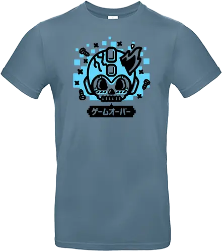 Game Over Rokku - mega, man, game over, jump'n'run, robot - Standard T-Shirt