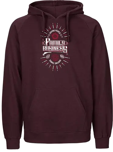 Family Business - tv, series, fantasy, monsters, winchester, sam, dean, hunting - Fairtrade Hoodie