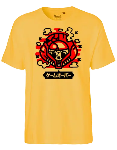 Game Over Bounty Hunter - Bounty Hunter, game over, gaming, classic gaming, Bounty Huntervania - Fairtrade T-Shirt
