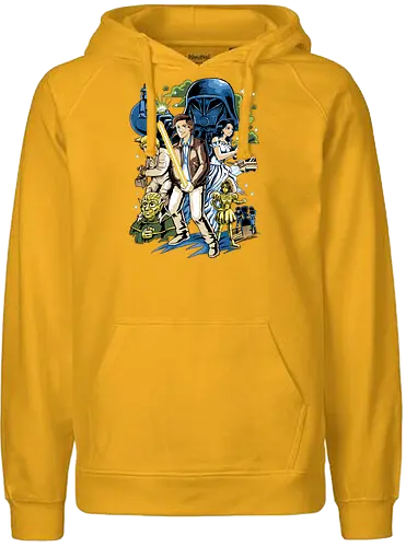 Crazy Space - space opera, space, space balls, möter - Fairtrade Hoodie