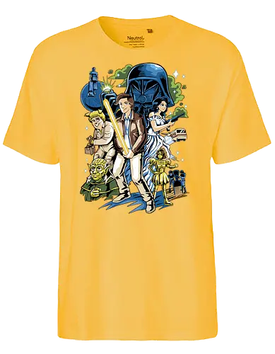 Crazy Space - space opera, space, space balls, möter - Fairtrade T-Shirt