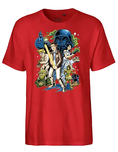 Crazy Space - space opera, space, space balls, möter - Fairtrade T-Shirt