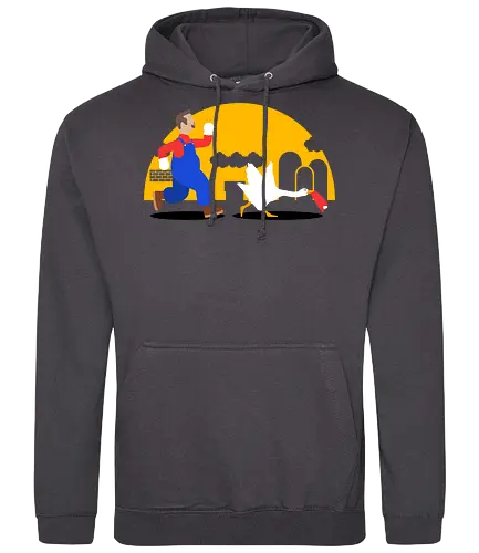 Honked Plumber - Untitled Goose Game, goose, gaming, mario, oh no, Honk - Standard Hoodie