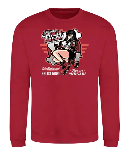 Get your Limit Break - ff, ff7, ffvii, jrpg, Gaming, limit break - Sweatshirt