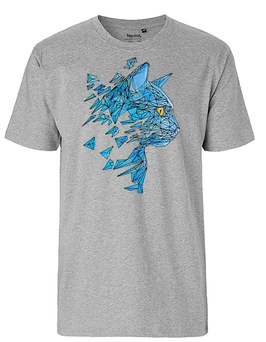 polycat - katze, cat, kunst, art - Fairtrade T-Shirt