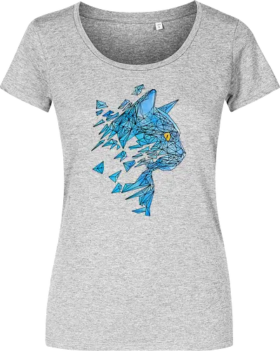 polycat - katze, cat, kunst, art - Damen T-Shirt