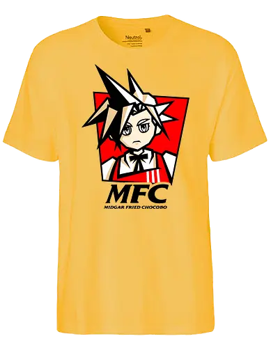 MFC - final, fantasy, ffvii, ff7, jrpg, cloud, kfc - Fairtrade T-Shirt