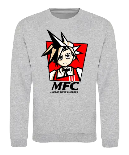 MFC - final, fantasy, ffvii, ff7, jrpg, cloud, kfc - Sweatshirt