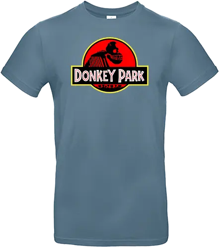 Donkey Park - donkey, kong, gaming, jurassic, park, dinosaurier - Standard T-Shirt