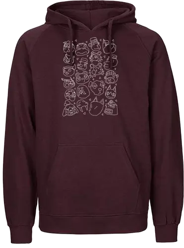 The Town Gang - animal, Crossing, isabelle, Horizons, Lf - Fairtrade Hoodie