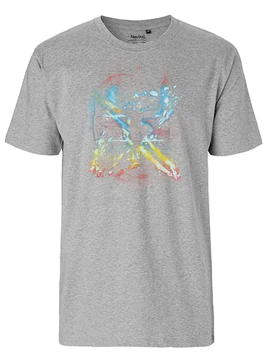 Dancing with elements-Aang version - anime, Bender, manga, last, elements - Fairtrade T-Shirt