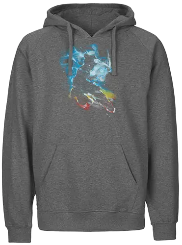 Dancing with elements-korra version - anime, manga, Bender, classic anime - Fairtrade Hoodie