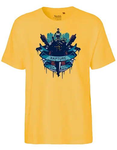 Under the S - Gaming, rapture city, gaming - Fairtrade T-Shirt