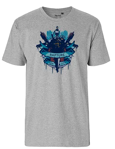 Under the S - Gaming, rapture city, gaming - Fairtrade T-Shirt