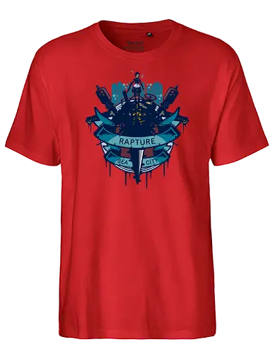 Under the S - Gaming, rapture city, gaming - Fairtrade T-Shirt