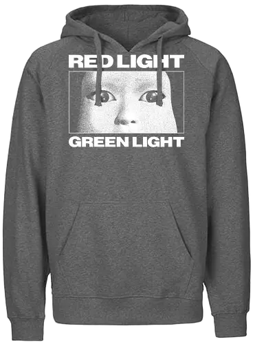 Red Light Green Light - squid, game, tv, k-drama, Kor - Fairtrade Hoodie