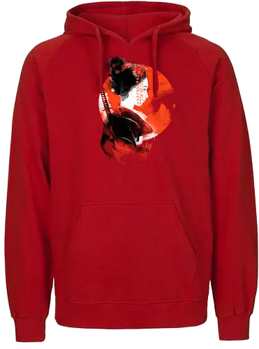 Lady assassin - japan, geisha, Assassin, ninja, shinobi, nippon, art, kunst, sumi-e - Fairtrade Hoodie